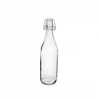 Fľaša sklo 0,5L s uzáverom